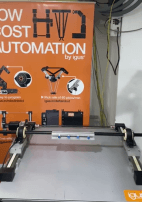 Simulation of a customer application with an Apiro linear robot