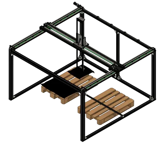 Room gantry robot | up to 25Kg Payload